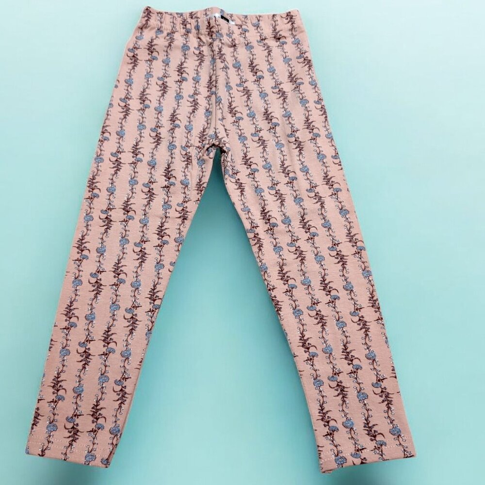 Pepco Full length Soft Cotton leggings Skinny Fit Stretchy Vine NWOT